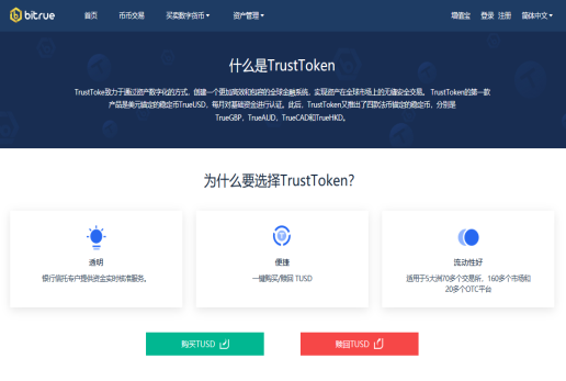 TrustToken與Bitrue合作 ，宣布開通TUSD官網(wǎng)快速購(gòu)兌通道并即將上線THKD