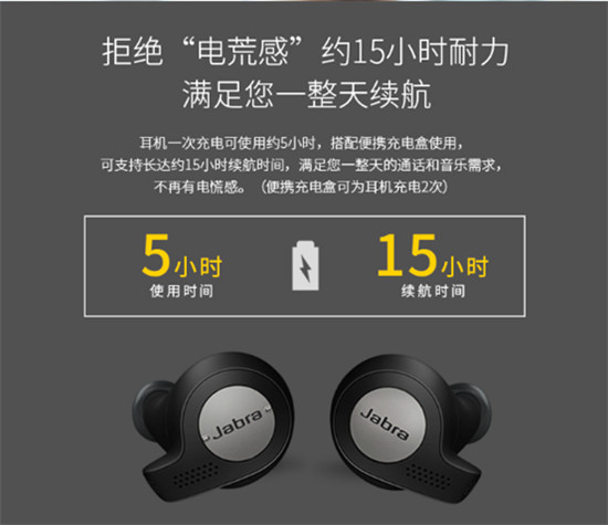 Jabra Elite Active 65t臻律動感版,讓運(yùn)動更無羈