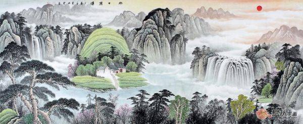 客廳掛裝飾畫，耐人尋味趣味雅致