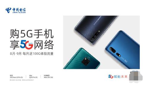 5G手機上市，北京電信推出“購機每月送100GB流量”政策