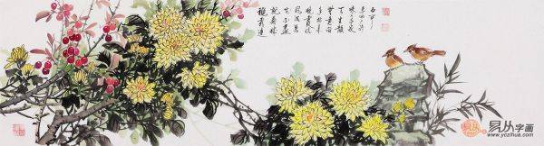梅蘭竹菊的君子品質(zhì)，名家石開梅蘭竹菊四君子國(guó)畫作品欣賞