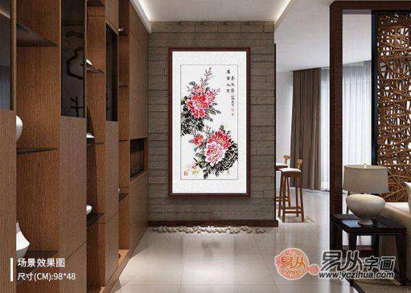 適合玄關(guān)的裝飾畫，這5款吉祥花鳥畫，顏值風(fēng)水兩相宜