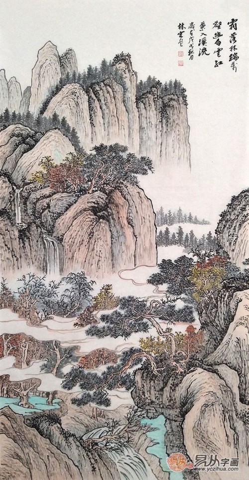 走廊盡頭掛什么畫好，巧用名家山水畫塑造家居好品位