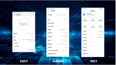 國(guó)產(chǎn)頭部 UI 對(duì)比，ColorOS、MIUI、EMUI 的區(qū)別你知道多少