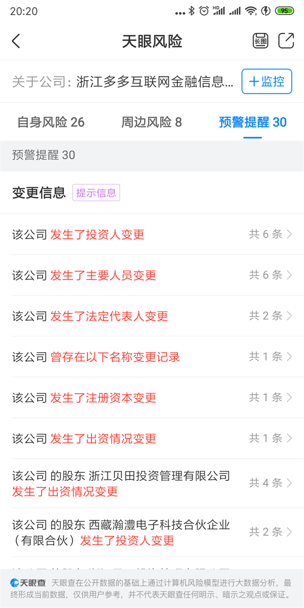 天眼查三大看家法寶 助力全方位把控公司風(fēng)險！