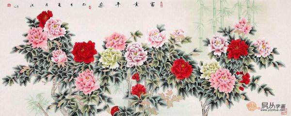 客廳墻面掛什么字畫好，這些花鳥國畫是很經(jīng)典的選擇