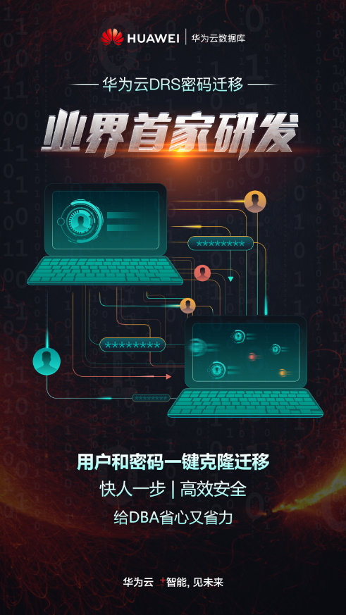 華為云DRS一鍵式密碼遷移，給DBA省心又省力