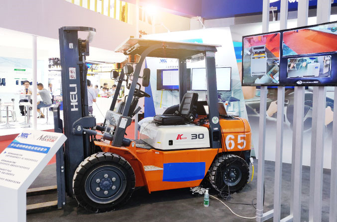 威盛安全駕駛套件與叉車完美結(jié)合，閃耀2019工博會