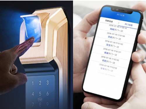 家門(mén)口智能家居 樸墅指靜脈智能鎖搶奪先機(jī)