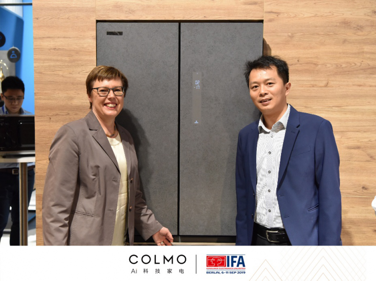 COLMO熔幔巖智能保鮮冰箱IFA全球首發(fā)， 美的冰箱亮相展覽會(huì)IFA