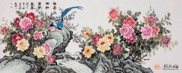 客廳沙發(fā)墻裝飾畫掛什么好，畫美寓意更美的花鳥畫分享