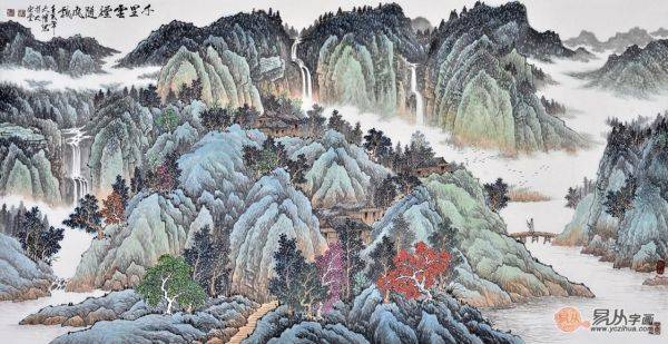 有時(shí)，一人獨(dú)坐也非寂寞，靜坐品賞吳大愷寫(xiě)意山水
