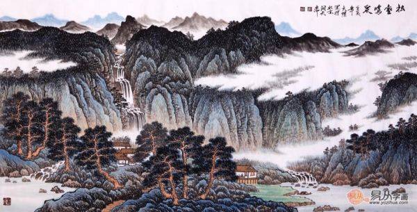 有時(shí)，一人獨(dú)坐也非寂寞，靜坐品賞吳大愷寫(xiě)意山水