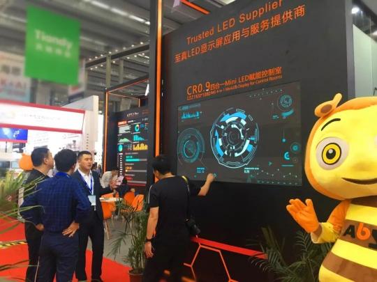 集結(jié)黑科技，艾比森全新Mini LED產(chǎn)品亮相深圳安博會