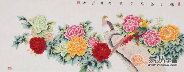 這些精美的沙發(fā)背景墻花鳥(niǎo)畫(huà)，絕對(duì)吸人眼球！