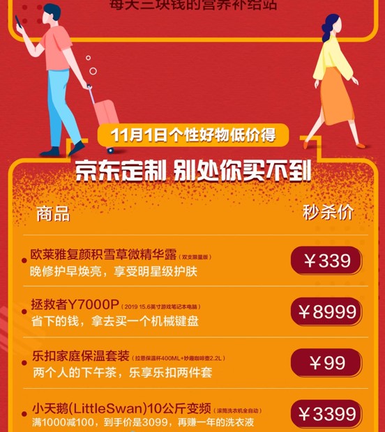 京東11.11超級(jí)百億補(bǔ)貼，千億優(yōu)惠打造億款爆品，5G手機(jī)最高省2000