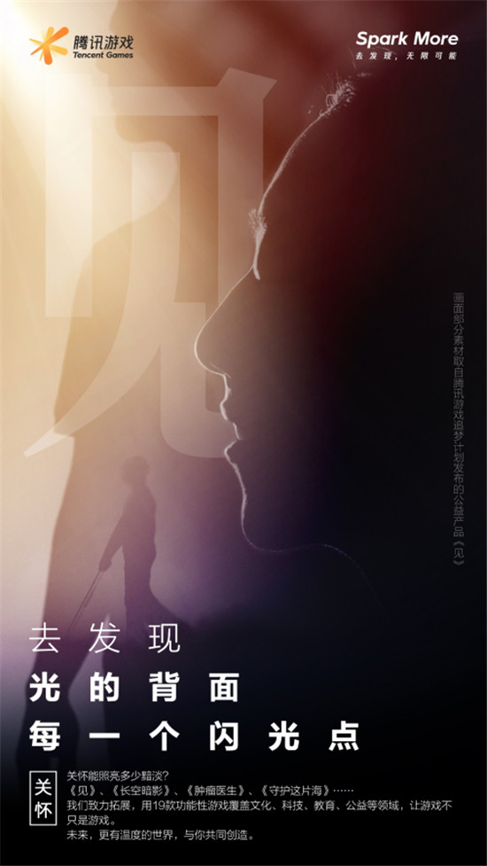 騰訊游戲品牌全新升級：Spark More/去發(fā)現(xiàn)，無限可能