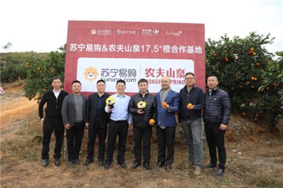 17.5°橙開賣，農(nóng)夫山泉攜手蘇寧易購原產(chǎn)地新鮮直送！