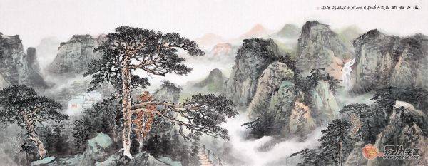 藝術山水佳作 收藏投資都很合適！