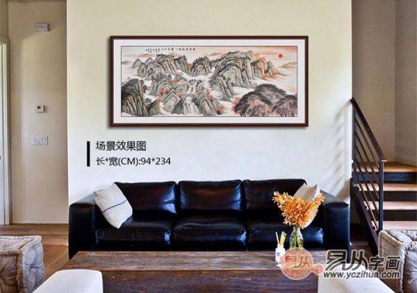 看看這些經(jīng)典客廳橫幅山水畫，你家中掛對了嗎