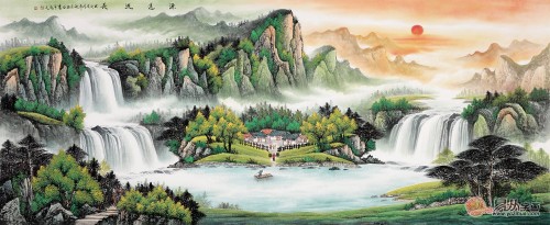 技巧分享：對于客廳背景墻掛畫應(yīng)該怎樣選擇，看看幾種風(fēng)格你喜歡嗎