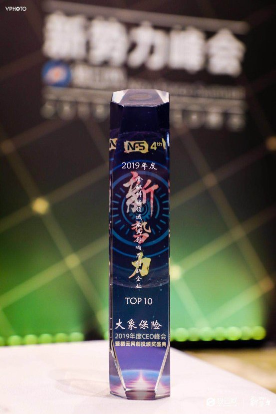 大象保險榮獲獵云網(wǎng)“2019年度金融科技領域最具影響力創(chuàng)新企業(yè)”獎項