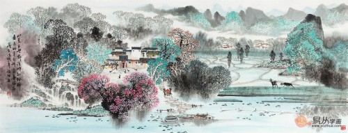 江南山水畫的重新詮釋，感受藝術(shù)需要用心去體會(huì)