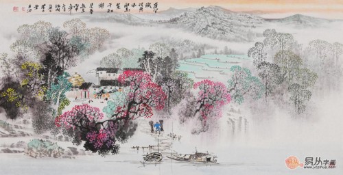 江南山水畫的重新詮釋，感受藝術(shù)需要用心去體會(huì)