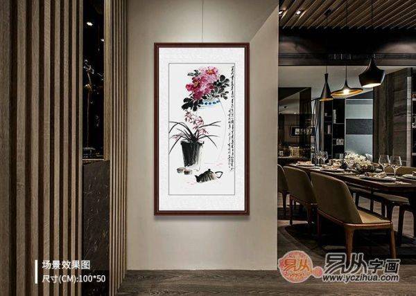 客廳沙發(fā)后掛什么畫(huà)？鄭曉京手繪吉祥花鳥(niǎo)畫(huà)，讓家溫暖吉祥