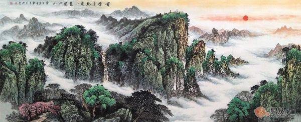 辦公室裝飾字畫掛什么好，內(nèi)行的老板都是這樣選擇掛畫的
