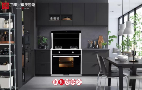 廚房有它就夠了，集成灶十大品牌萬(wàn)事興集成灶”保平安健康“