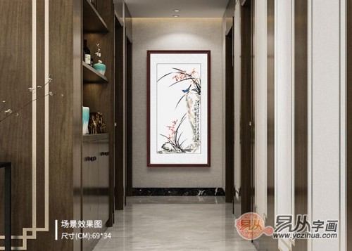花鳥(niǎo)畫(huà)賞析：鄭曉京寫(xiě)意蘭花圖 美得清新脫俗