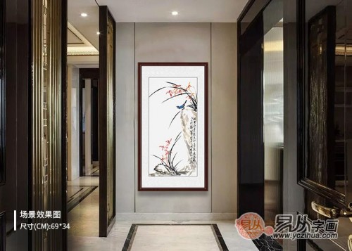 花鳥(niǎo)畫(huà)賞析：鄭曉京寫(xiě)意蘭花圖 美得清新脫俗