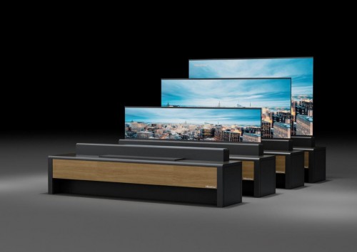 全球首臺(tái)卷曲屏幕激光電視誕生！CES 2020開幕前夕海信放大招