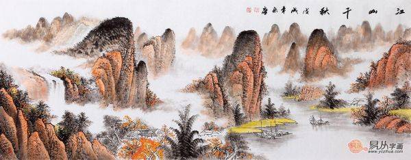 客廳掛山水畫美輪美奐 這些佳作不容錯(cuò)過