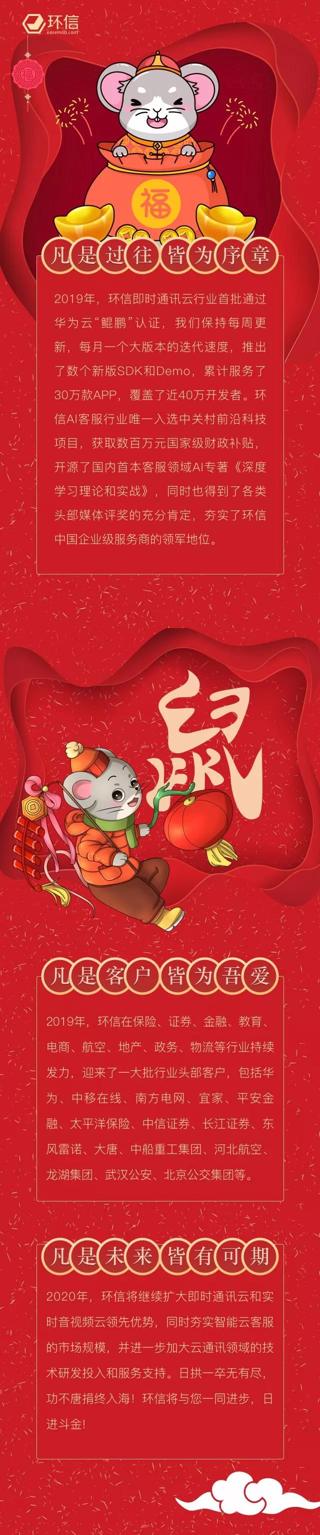 環(huán)信2019大事記：凡是未來(lái)皆有可期，你好2020！