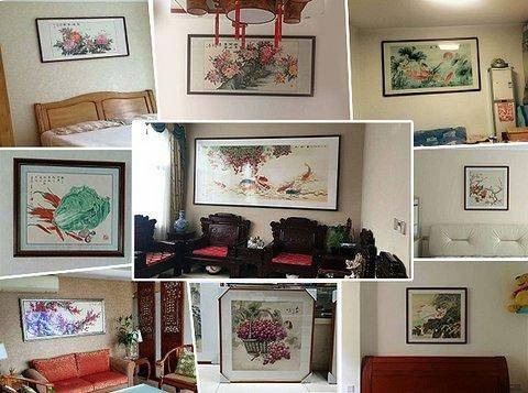 進門玄關(guān)掛什么畫比較合適，可以掛在玄關(guān)的花鳥國畫作品有這些