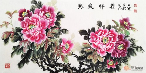 客廳適合掛什么字畫，國(guó)畫花鳥經(jīng)典四款寓意解析