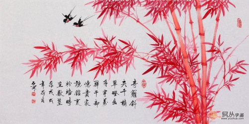 客廳適合掛什么字畫，國(guó)畫花鳥經(jīng)典四款寓意解析