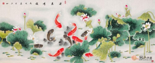 客廳適合掛什么字畫，國(guó)畫花鳥經(jīng)典四款寓意解析