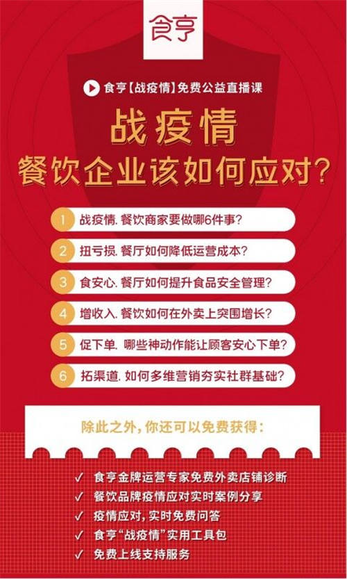食亨運營專家1對1答疑：疫情當下，外賣該如何做？