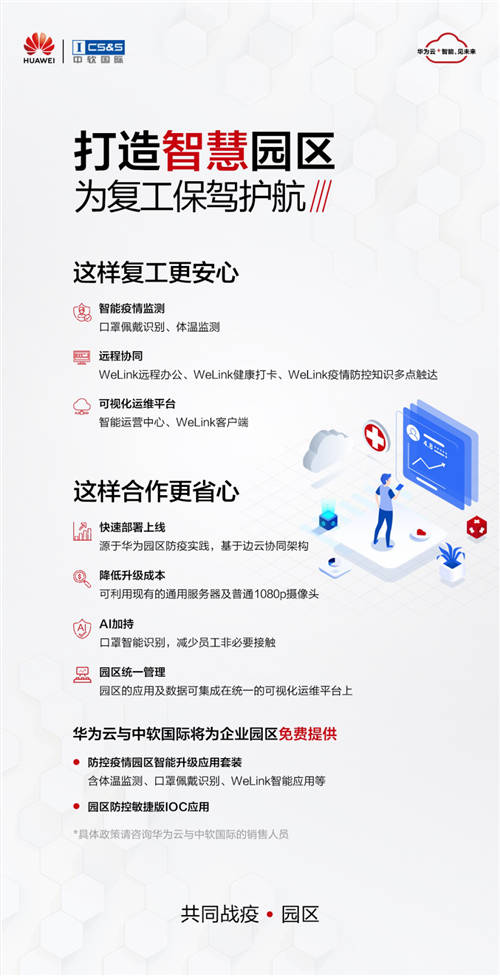 企業(yè)主們，這里有一套華為云免費的園區(qū)智能應(yīng)用等你查收！