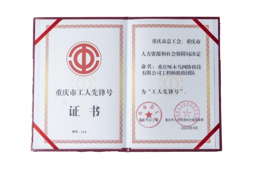點(diǎn)贊！啄木鳥(niǎo)家庭維修喜提“重慶市工人先鋒號(hào)”稱號(hào)