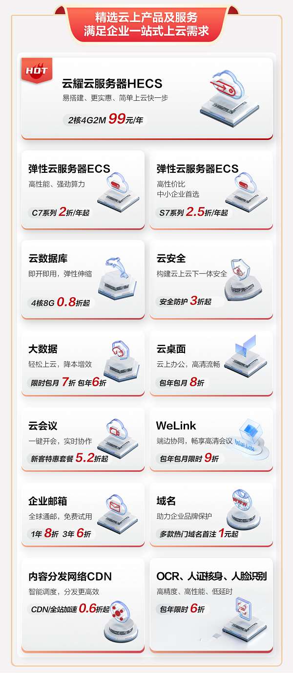 為中小企業(yè)年中業(yè)務(wù)添動(dòng)力，華為云618營銷季最后1天！