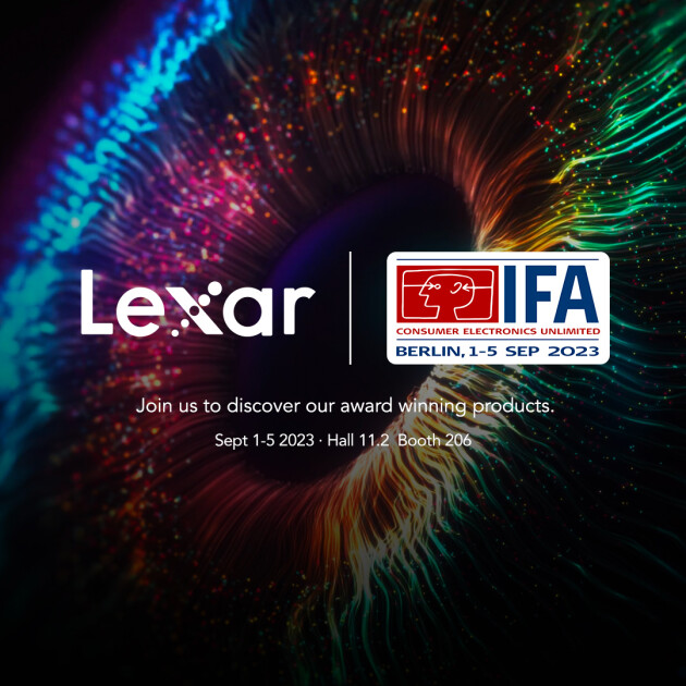 德國(guó)IFA2023舉辦在即！ Lexar雷克沙攜旗下多款重磅新品亮相展會(huì)！