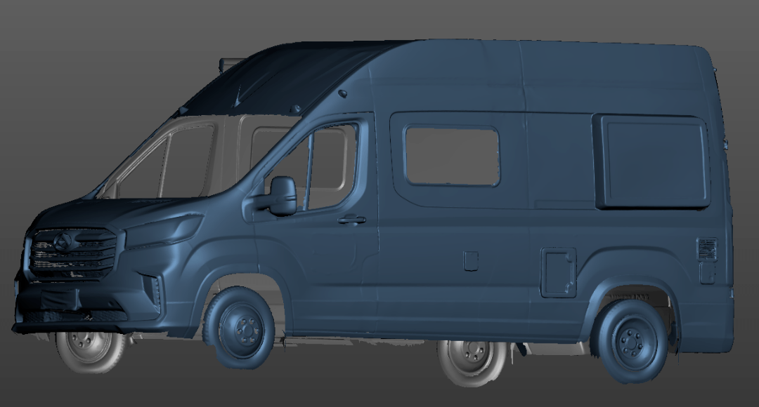 思看科技3D掃描儀助力大型房車個性化定制改裝！