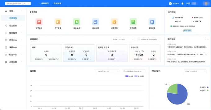 少兒編程機構(gòu)要想實現(xiàn)教學、教務(wù)、招生全面融合，就選五格殿下這一個平臺就夠了！