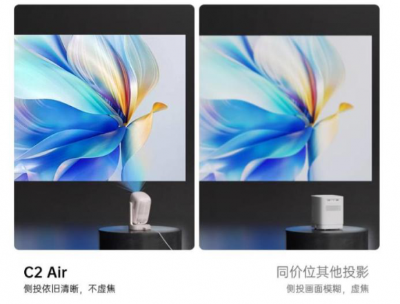 雙十一百元家用投影推薦，大眼橙C2 Air值得閉眼入