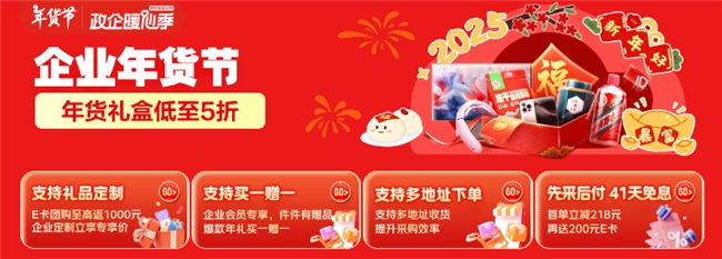 年貨禮盒低至5折，京東企業(yè)購“企業(yè)年貨節(jié)”推出員工福利好禮清單
