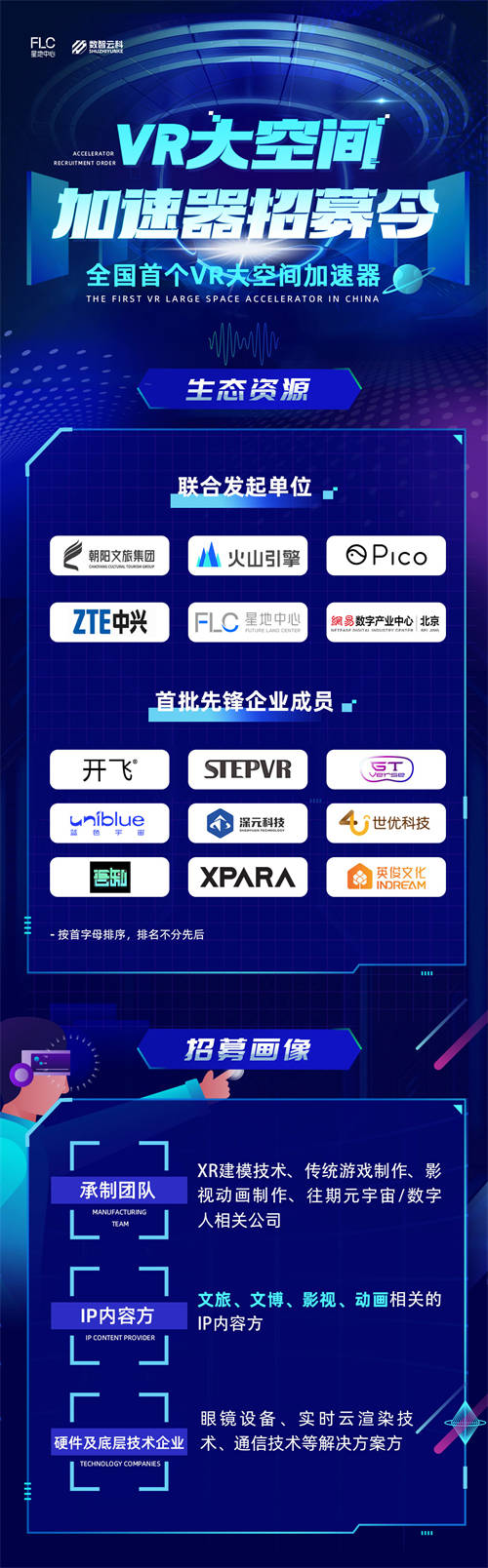 【全國首個VR大空間加速器發(fā)布】精準鏈接產(chǎn)業(yè)上中下游，建立精準VR大空間圈層